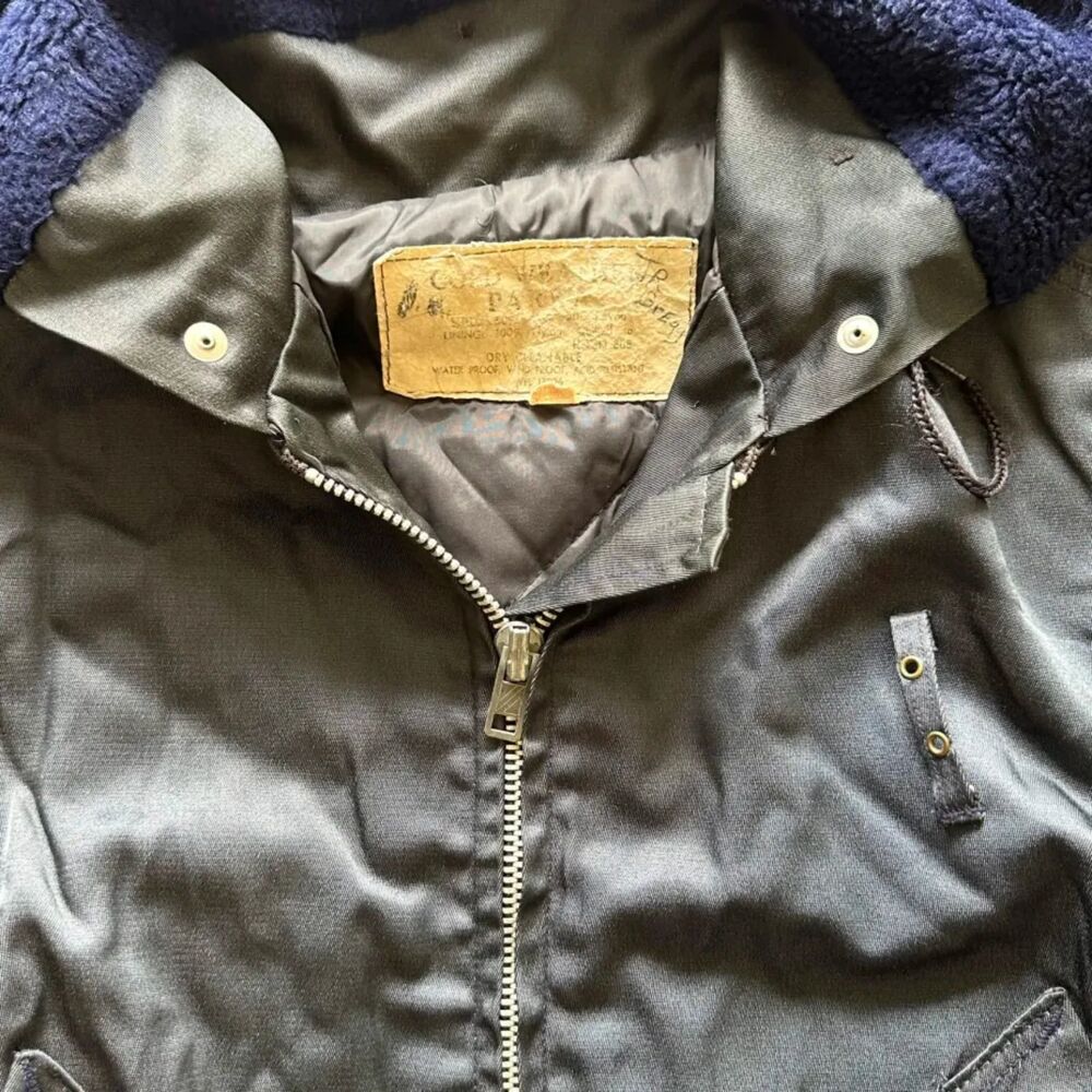 Vintage 70s Military Wackenhut Cold Weather Parka Size Large - Picture 2 of 7